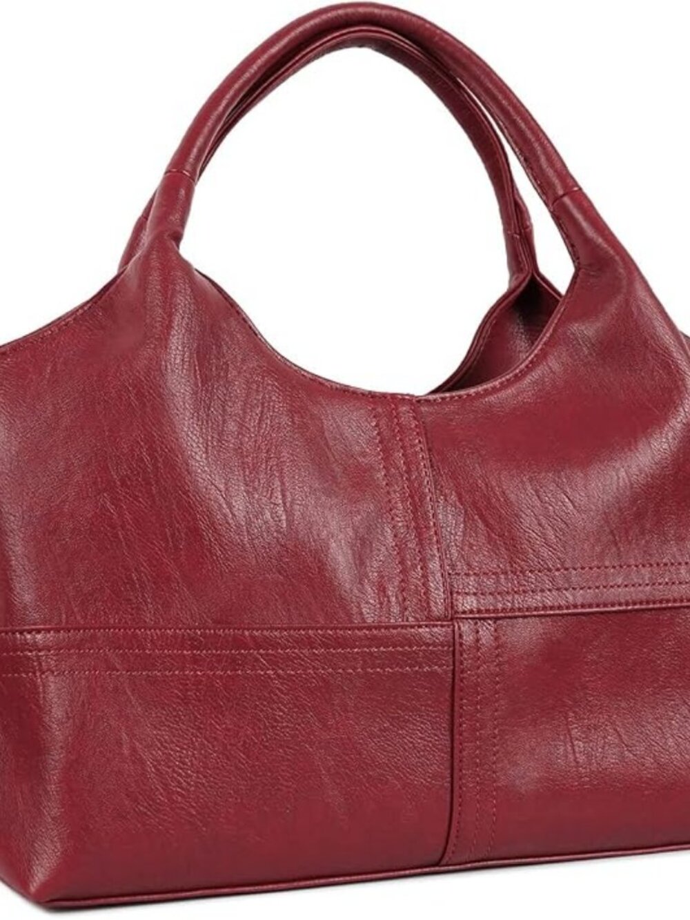 Vegan Leather Purses for Women with Detachable Satchel Strap, Ladies
